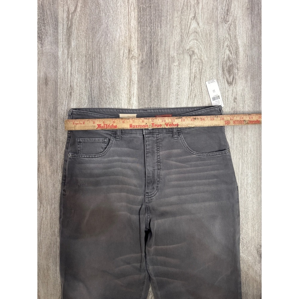 Anthropologie Pilcro The Borrowed Boyfriend Jeans Size 29 Gray Distressed - Picture 7 of 12